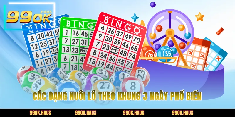 Lô Khung 3 Ngày - Bí Kíp Nhận Diện Chu Kỳ Lô Cực Chuẩn 4 Các dạng nuôi lô theo khung 3 ngày phổ biến